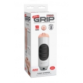 Мастурбатор-вагина Extreme Toyz Mega Grip Vibrating Stroker Mouth - Pipedream - в Люберцах купить с доставкой