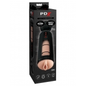 Мастурбатор-вагина с вибрацией Vibrating Mega Milker - Pipedream - в Люберцах купить с доставкой