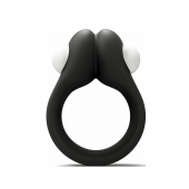 Черное эрекционное кольцо Zippy Vibrating Ring With Bullet - Adrien Lastic - в Люберцах купить с доставкой