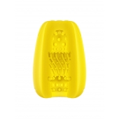 Желтый мастурбатор-яйцо Bisedze - LoveStore - в Люберцах купить с доставкой