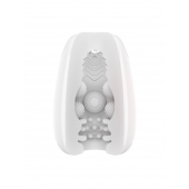 Белый мастурбатор-яйцо Bisedze - LoveStore - в Люберцах купить с доставкой