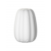 Белый мастурбатор-яйцо Bisedze - LoveStore - в Люберцах купить с доставкой