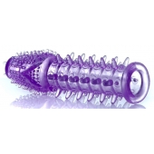 Фиолетовая закрытая насадка на пенис - 13,5 см. - Boys of Toys - в Люберцах купить с доставкой