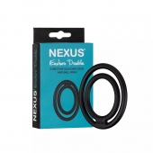 Черное двойное эрекционное кольцо Nexus Enduro Double - Nexus Range - в Люберцах купить с доставкой