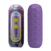 Фиолетовый мастурбатор Venus-X Twin balls - Baile - в Люберцах купить с доставкой
