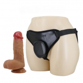 Страпон с универсальным поясом Fogg - 17,5 см. - Baile - купить с доставкой в Люберцах