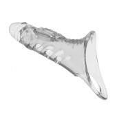 Прозрачная насадка на пенис - 22 см. - Baile - в Люберцах купить с доставкой