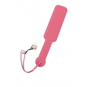 Розовый кожаный пэддл - 37 см. - Pecado - купить с доставкой в Люберцах