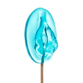 Леденец в форме вагины со вкусом блю кюрасао - 50 гр. - Sosuчki - купить с доставкой в Люберцах