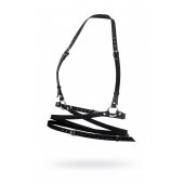 Черная кожаная портупея «Осанка» - Pecado - купить с доставкой в Люберцах