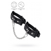 Черные мини-оковы со скруглёнными углами - Pecado - купить с доставкой в Люберцах