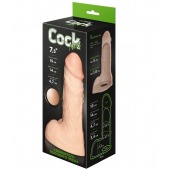 Телесный фаллоудлинитель с мошонкой Cock Next - 19 см. - LOVETOY (А-Полимер) - в Люберцах купить с доставкой