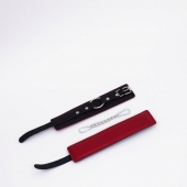 Черно-красные кожаные оковы - Crazy Handmade - купить с доставкой в Люберцах