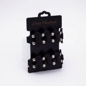 Черные кожаные оковы из звеньев - Crazy Handmade - купить с доставкой в Люберцах