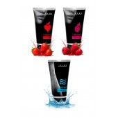 Набор из 3 лубрикантов JUJU (увлажняющий, клубника, малина) - JuJu - купить с доставкой в Люберцах