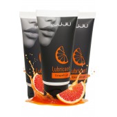 Набор из 3 съедобных лубрикантов JUJU со вкусом грейпфрута - JuJu - купить с доставкой в Люберцах