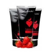 Набор из 3 съедобных лубрикантов JUJU со вкусом клубники - JuJu - купить с доставкой в Люберцах