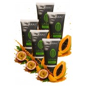 Набор из 5 съедобных лубрикантов JUJU со вкусом тропических фруктов - JuJu - купить с доставкой в Люберцах