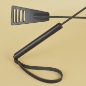 Черный кожаный стек «Сириус» - 60 см. - Sitabella - купить с доставкой в Люберцах