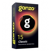 Классические презервативы с обильной смазкой Ganzo Classic - 15 шт. - Ganzo - купить с доставкой в Люберцах