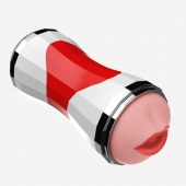 Двусторонний мастурбатор в колбе Power Grip Cup - вагина и ротик - Boys of Toys - в Люберцах купить с доставкой