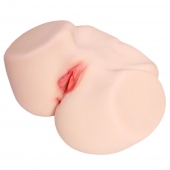 Мастурбатор-полуторс с двойным слоем материала и вибрацией Jenny Onahole Real Vagina - KOKOS - в Люберцах купить с доставкой