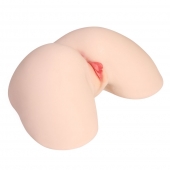 Мастурбатор-полуторс с двойным слоем материала и вибрацией Jenny Onahole Real Hips - KOKOS - в Люберцах купить с доставкой