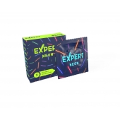 Светящиеся в темноте презервативы Expert Neon - 3 шт. - Expert - купить с доставкой в Люберцах