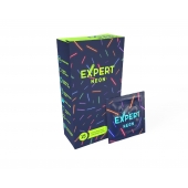 Светящиеся в темноте презервативы Expert Neon - 15 шт. - Expert - купить с доставкой в Люберцах