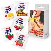 Набор из 5 саше съедобных смазок Tutti-Frutti - Биоритм - купить с доставкой в Люберцах