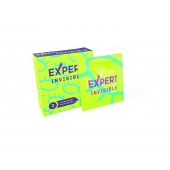 Ультратонкие презервативы Expert Invisible - 3 шт. - Expert - купить с доставкой в Люберцах