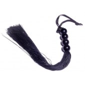 Черная силиконовая плеть - 37 см. - Boys of Toys - купить с доставкой в Люберцах