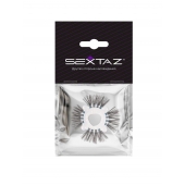 Эластичное эрекционное кольцо с черными «ресничками» - Sextaz - в Люберцах купить с доставкой