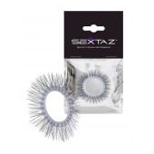 Круглое эрекционное кольцо с «ресничками» - Sextaz - в Люберцах купить с доставкой