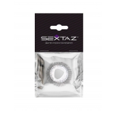 Эластичное эрекционное кольцо с длинными черными «ресничками» - Sextaz - в Люберцах купить с доставкой