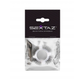 Эластичное кольцо с «ресничками» и 4 шариками - Sextaz - в Люберцах купить с доставкой