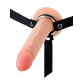 Мужской полый страпон на регулируемых ремнях - 18,5 см. - Sex Expert - купить с доставкой в Люберцах