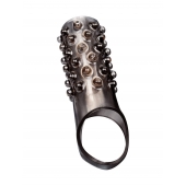 Дымчатая насадка на пенис с выпуклостями - 12 см. - Sex Expert - в Люберцах купить с доставкой