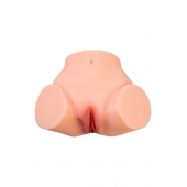 Телесный реалистичный мастурбатор-полуторс с 2 любовными входами - No Name - в Люберцах купить с доставкой