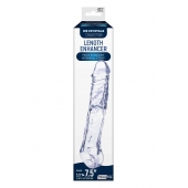 Прозрачная насадка-удлинитель Length Enhancer с подхватом - 22,3 см. - NMC - в Люберцах купить с доставкой