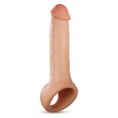 Телесная насадка-удлинитель Thrive 8.75 Inch Realistic Penis Extender Sleeve - 22,2 см. - Blush Novelties - в Люберцах купить с доставкой