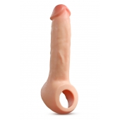 Телесная насадка-удлинитель Thrive 8.75 Inch Realistic Penis Extender Sleeve - 22,2 см. - Blush Novelties - в Люберцах купить с доставкой