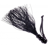 Черная силиконовая плетка - 25,4 см. - Boys of Toys - купить с доставкой в Люберцах