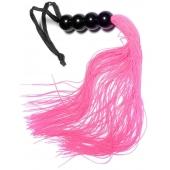 Розовая силиконовая плеть - 35,5 см. - Boys of Toys - купить с доставкой в Люберцах