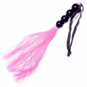 Розовая силиконовая плеть - 35,5 см. - Boys of Toys - купить с доставкой в Люберцах