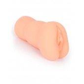 Телесный мастурбатор-вагина с 2 эрекционными кольцами в комплекте - Sexy Girl - в Люберцах купить с доставкой