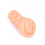 Телесный мастурбатор-вагина с вибропулей и эрекционными кольцами в комплекте - Sexy Girl - в Люберцах купить с доставкой