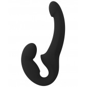 Черный безремневой страпон Share Lite - Fun Factory - купить с доставкой в Люберцах