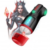 Интерактивный мастурбатор Raven с вакуумом, вибрацией и подсветкой - Shots Media BV - в Люберцах купить с доставкой