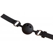 Малый силиконовый кляп-шар на ремешках - Orion - купить с доставкой в Люберцах